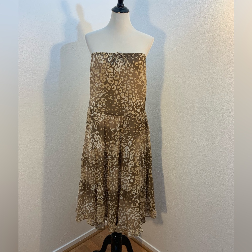 NWT Daisy Fuentes Leopard Dress or Skirt - Size 14